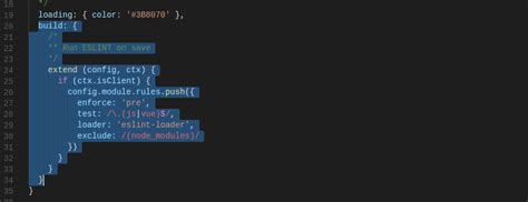 Module Build Failed Error No ESLint Configuration Found Issue 947