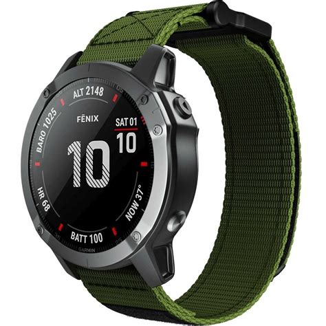 Nylonowy Pasek Do Garmin Fenix X X Pro Tactix Mm Green Sklep