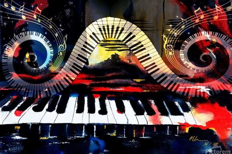 Piano Keyboard Art