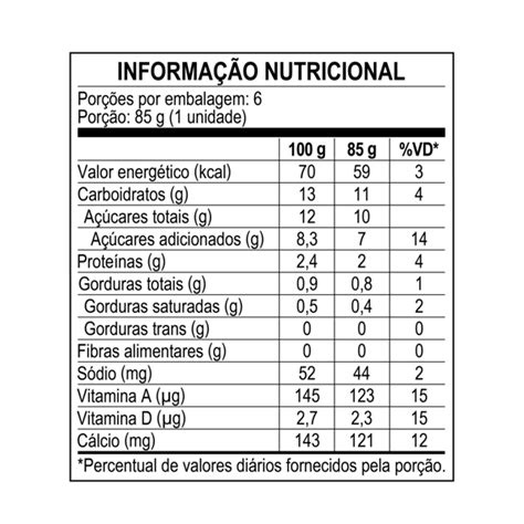 Iogurte Parcialmente Desnatado Morango Vitamina de Frutas Nestlé