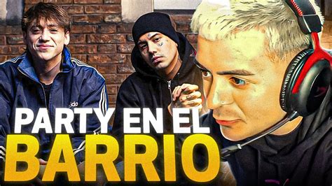 Paulo Londra Party En El Barrio Feat Duki Youtube