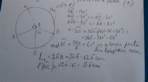 5 În figura alăturată este reprezentat cercul de centru O și rază R 6cm