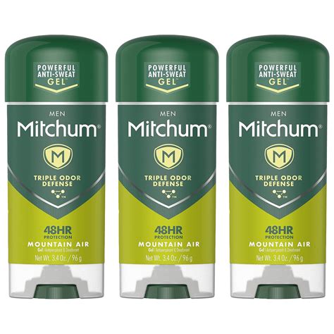 Pack Mens Deodorant By Mitchum Antiperspirant Triple Odor Defense