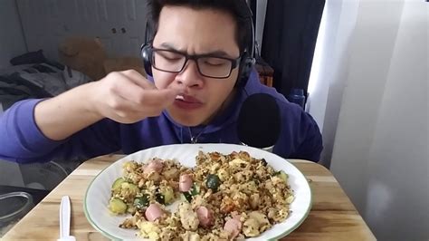 Asmr Spicy Fried Rice Eating Show Jaysmr Youtube