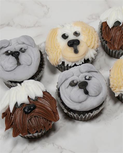 Dog Face Cupcakes - Duke Bakery | Local Bakery since 1951