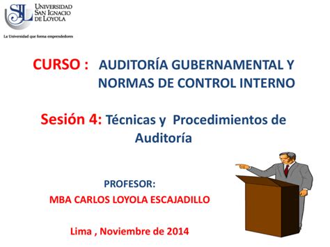 Técnicas Y Procedimientos De Auditoría