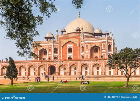 Humayun S Tomb Complexthe Tomb Of The Mughal Emperor Humayun In Stock