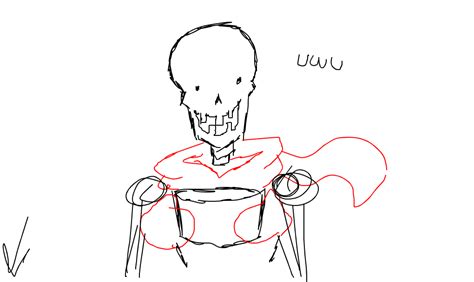 Horrortale Papyrus Desenho De Khamii Gartic