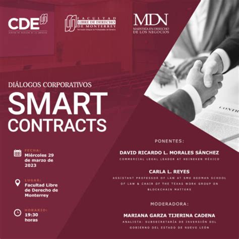 Di Logos Corporativos Smart Contracts Facultad Libre De Derecho