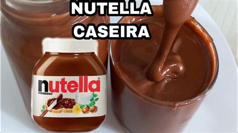 Nutella Caseira Saud Vel Youtube