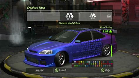 Nfs Underground 2 Honda Civic Replace Underground Nfs Honda