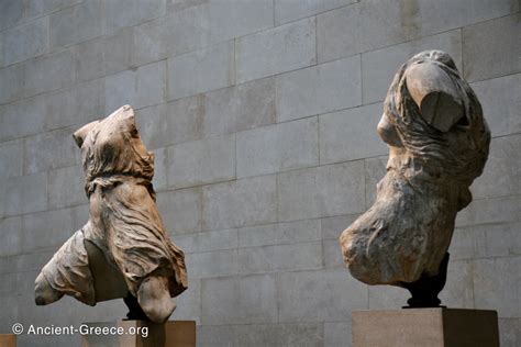 British Museum Parthenon West Pediment Iris And Amphitrite