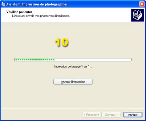 Windows Xp Assistant D Impression Pour Images Et Photos