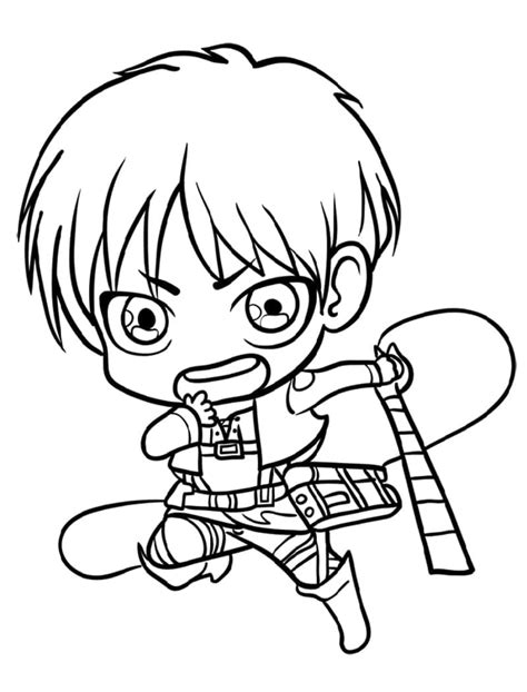 Eren Jaeger Chibi Drawing