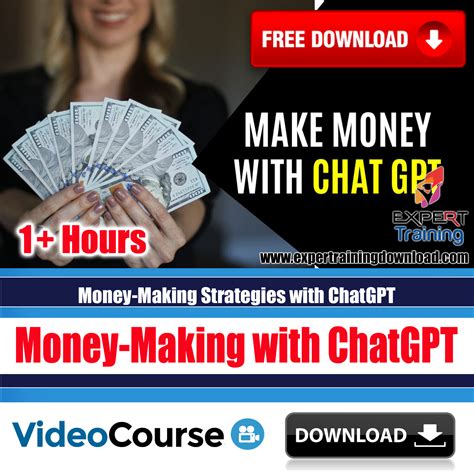 Money Making Strategies With Chatgpt Expert Training