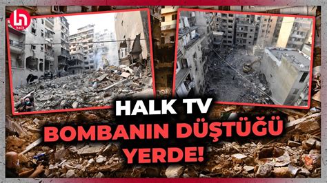 Halk Tv Srail In Hedef Ald Yerde Katl Bina Yerle Bir Oldu