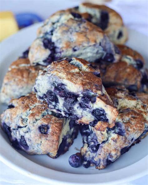 Gluten-Free Blueberry Scones - Good Food Baddie