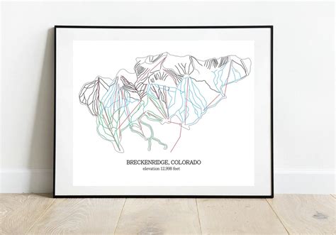 Printable Breckenridge Ski Map Trail Map Rocky Mountains Vail Resorts ...