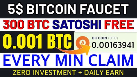 200 Satoshi Earn Free Bitcoin Faucet Every Min Claim Best Crypto