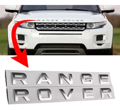 Emblema Letras Range Rover Evoque Frente Ou Traseira Cores