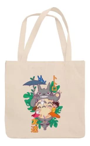 Bolsa Ecobag Studio Ghibli Totoro 100 Algodão Cru Eco 171 MercadoLivre