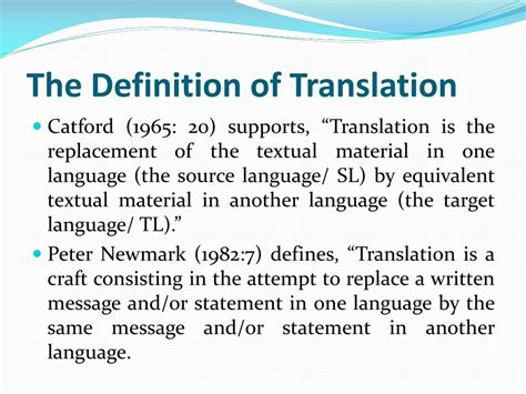PPT - APPROACHES TO TRANSLATION PowerPoint Presentation, free download