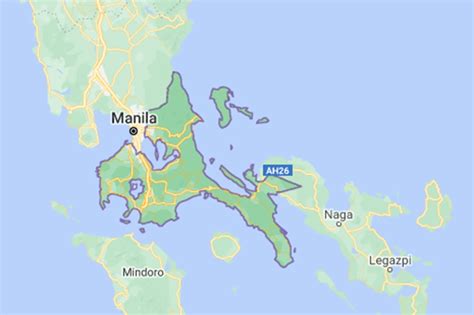 Calabarzon Physical Map