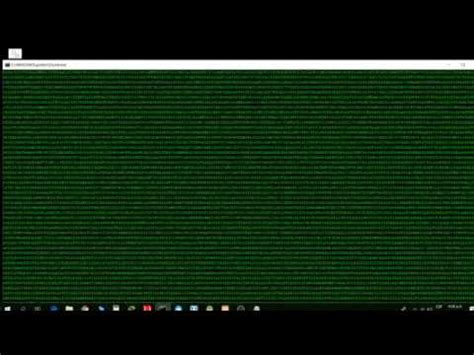 Como Hacer Efecto Matrix Con El Cmd YouTube