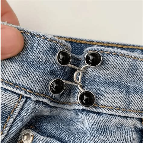 Set Of Pant Waist Tightener Instant Jean Buttons For Loose Jeans