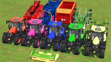 Transporting Tools Valtra Vs Claas Vs John Deere Vs Volvo Farming