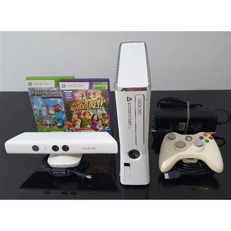 Xbox 360 Slim Original Lacrado Edição Especial Completo 2 Jogos