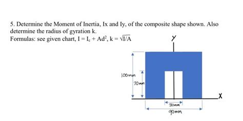 Solved 5 Determine The Moment Of Inertia Ix And Iy Of