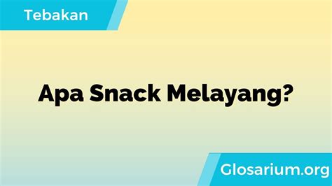 Apa Snack Melayang Mpls Mos Ospek Youtube