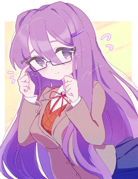 Yuri Doki Doki Literature Club Drawn By Anzen Robo Zz Danbooru