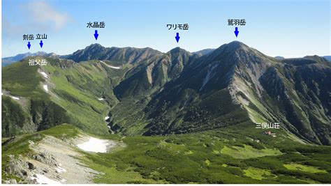 鷲羽岳・水晶岳