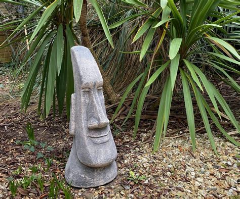 Large Easter Island Head Stone Garden Ornaments Garden Statues In UK