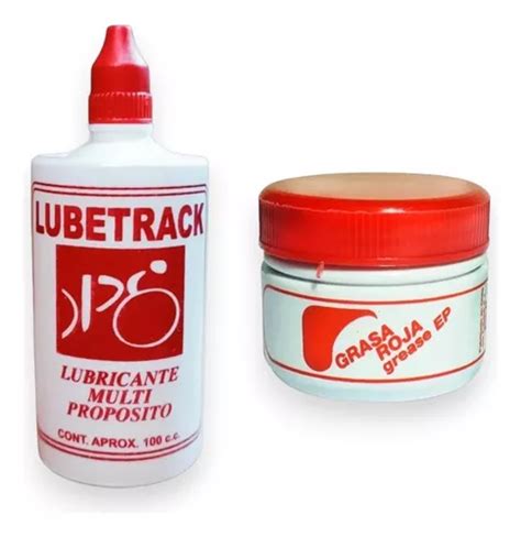 Kit Lubricante Cadena Y Grasa Roja Multiproposito Bicicletas Cuotas