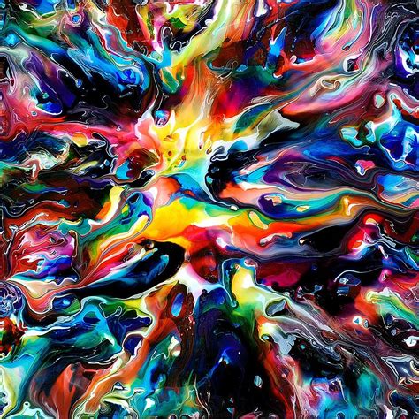 Mark Chadwick Fluid Acrylic Painting Fluid Painting Painting