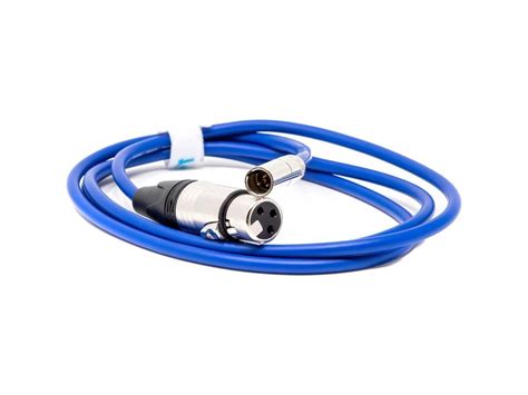 Buy Kondor Blue 5 Inch Mini XLR Male To XLR Female Audio Cable Blue