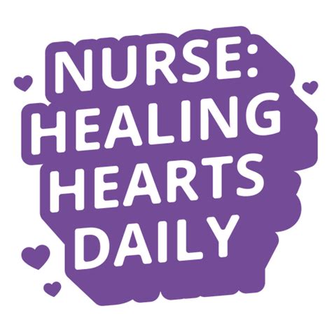 Nurse Healing Hearts Daily Cut Out PNG & SVG Design For T-Shirts