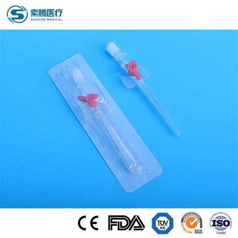 Sunton 18g Cannula China IV Catheter Factory Winged Medical Butterfly