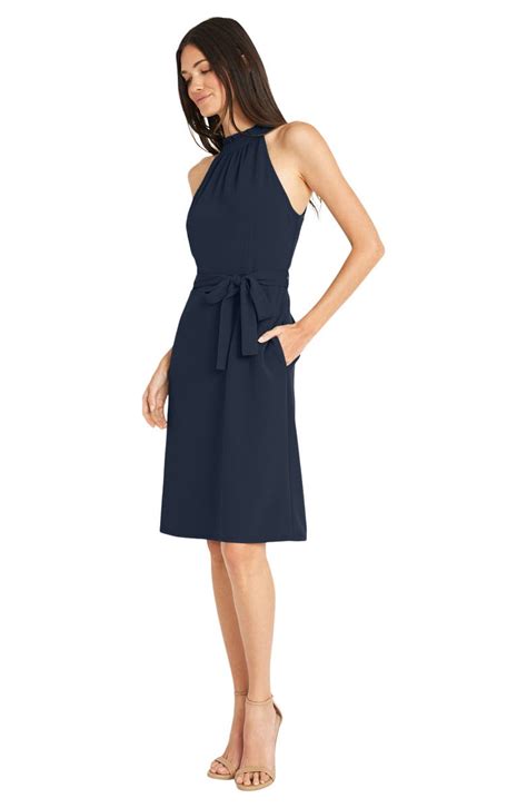 Maggy London Sleeveless Tie Waist Sheath Dress Nordstromrack