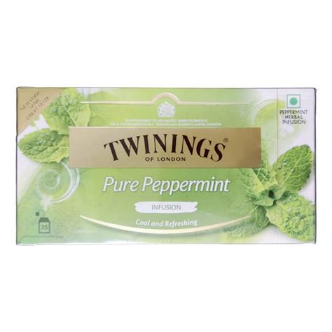 Twinings Pure Peppermint Infusion Tea Bag Pcs Gm Each Jiomart