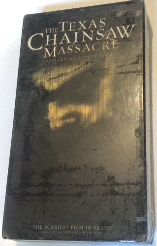 The Texas Chainsaw Massacre Vhs Tape Remake Sealed Jessica Beil S2B