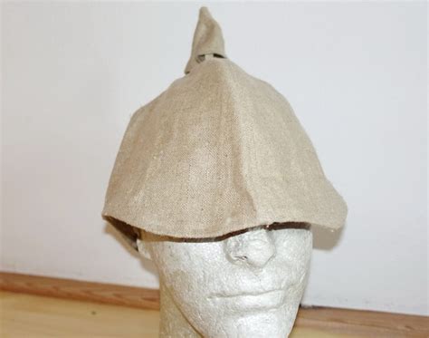 German Army Ww1 Repro Pickelhaube Spike Helmet Camo Cover Sand Tone