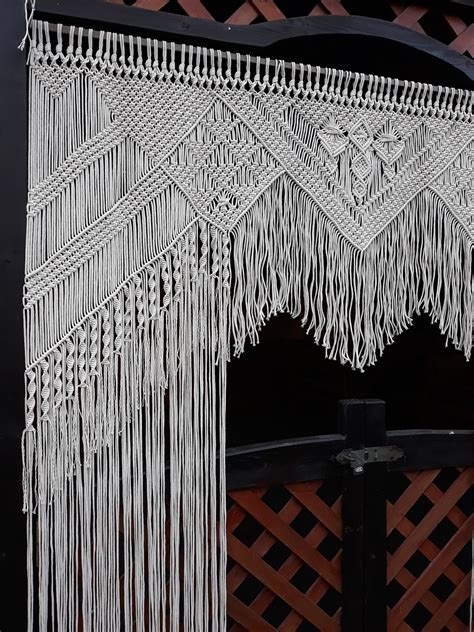 Macrame Wedding Backdrop Rustic Wedding Decor Hanging Etsy