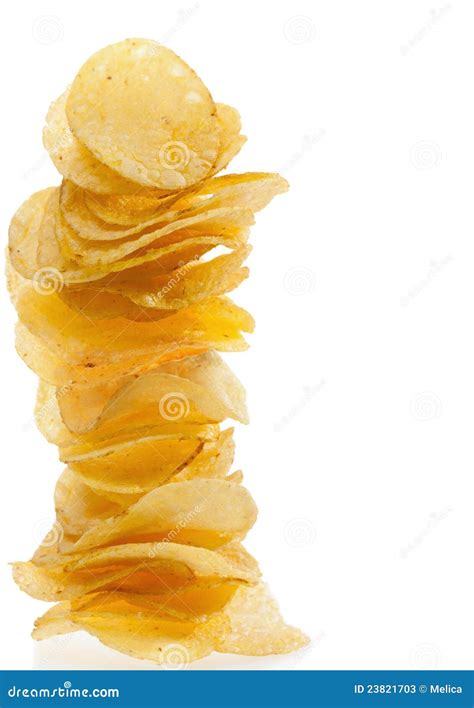 Potato Chips Stock Image Image Of Fried Chips Fast 23821703