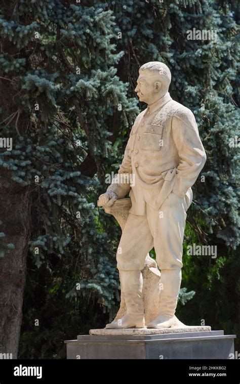 Statue Of Joseph Stalin Joseph Stalin Museum Gori Georgia Stock