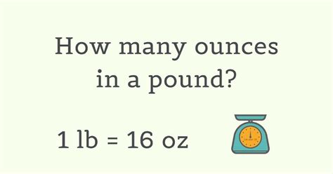 How Many Ounces In A Pound