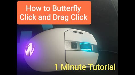 Tutorial How To Butterfly Click And Drag Click Music YouTube